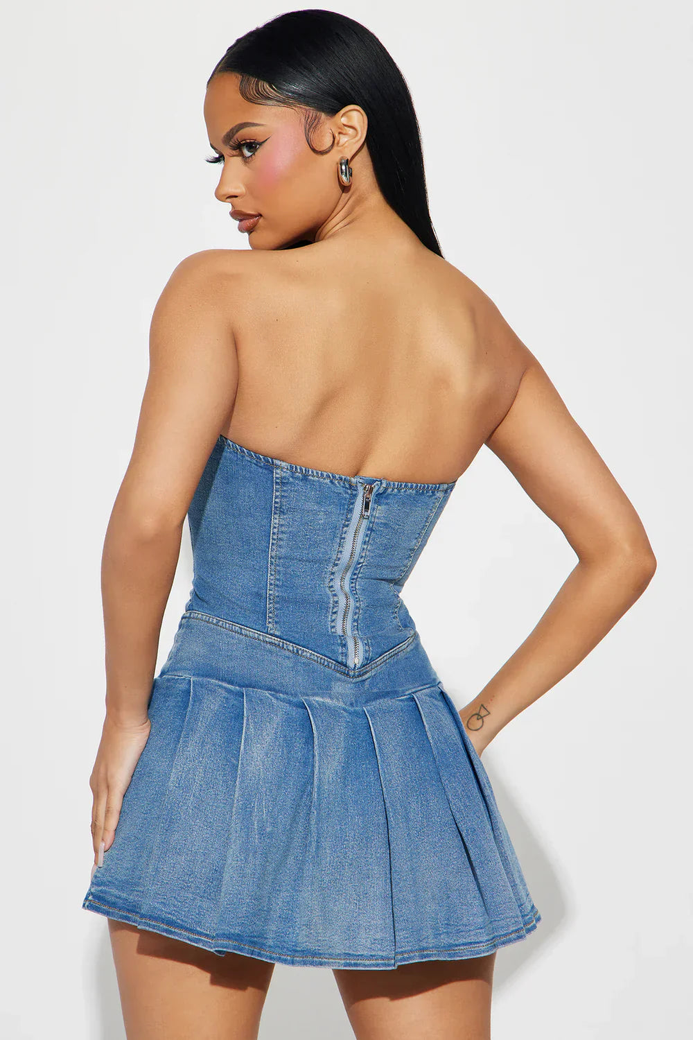 Rebel Rush Denim Micro Mini Dress