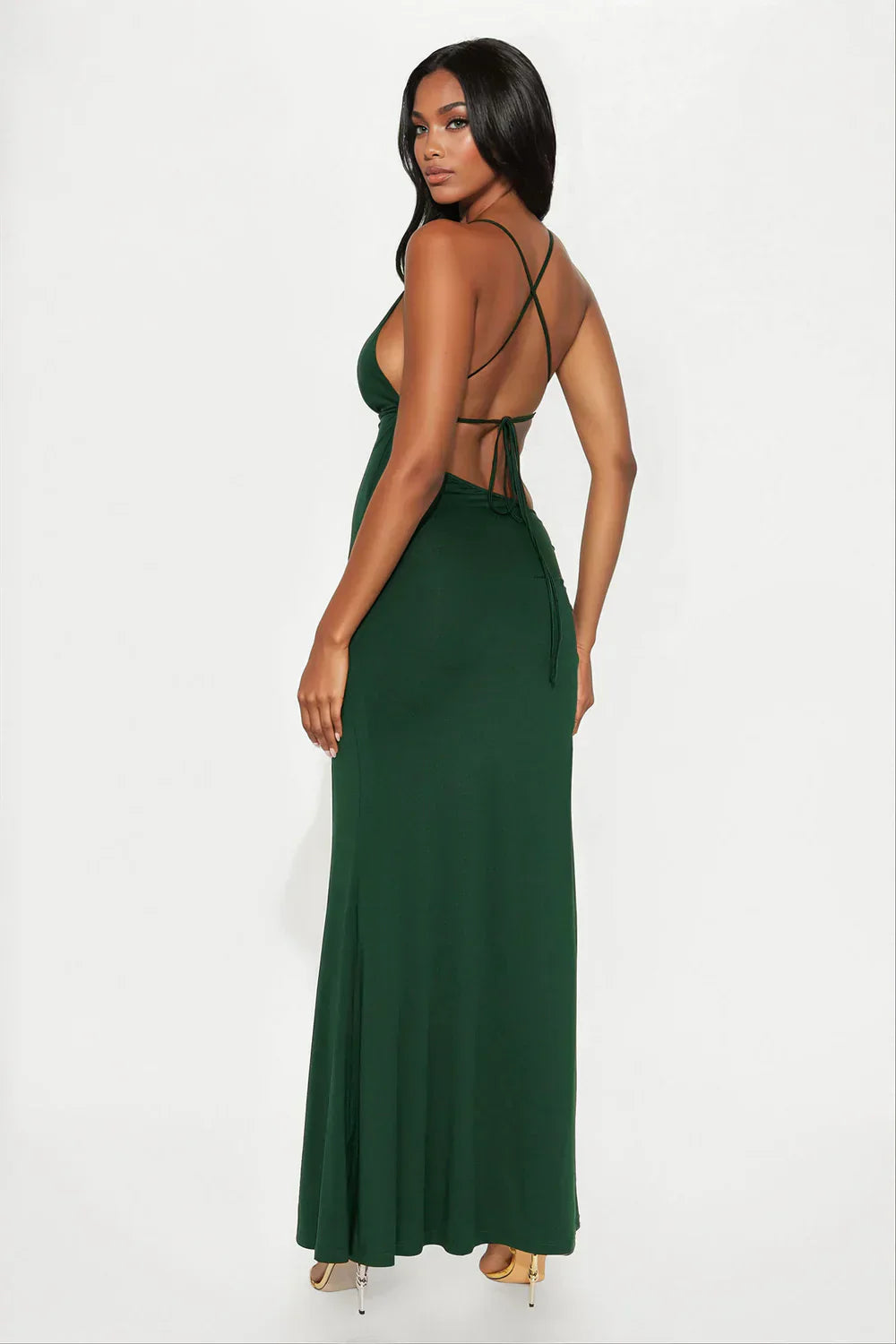 Unbothered Beauty Cut-Out Maxi Dress