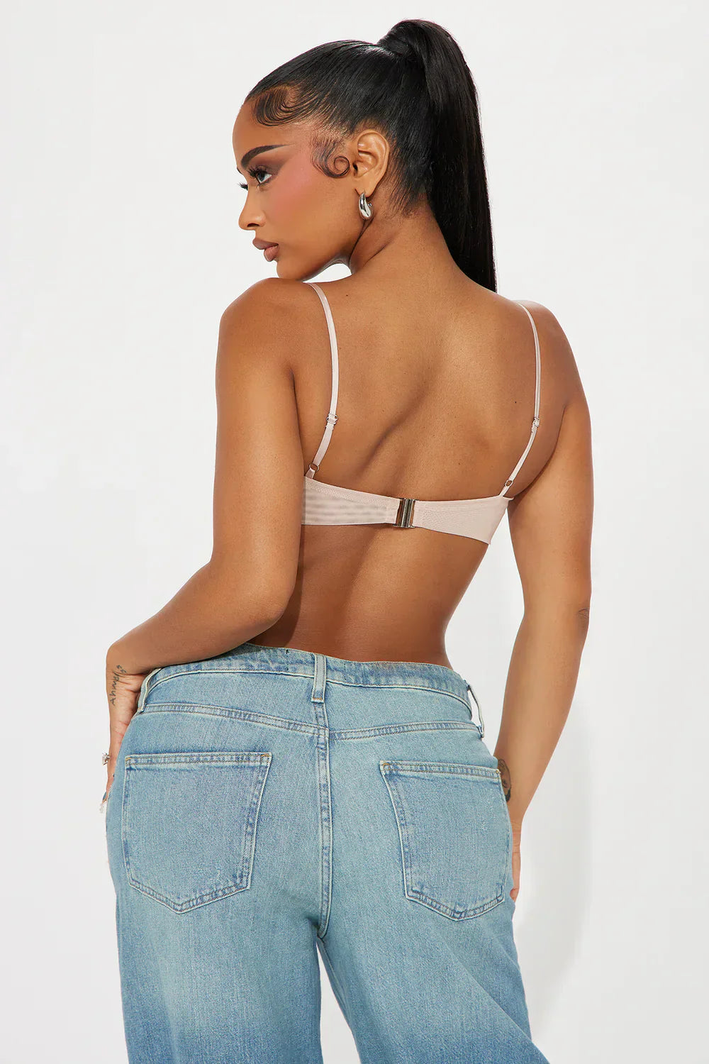 Starlit Seduction Rhinestone Bra – Silver