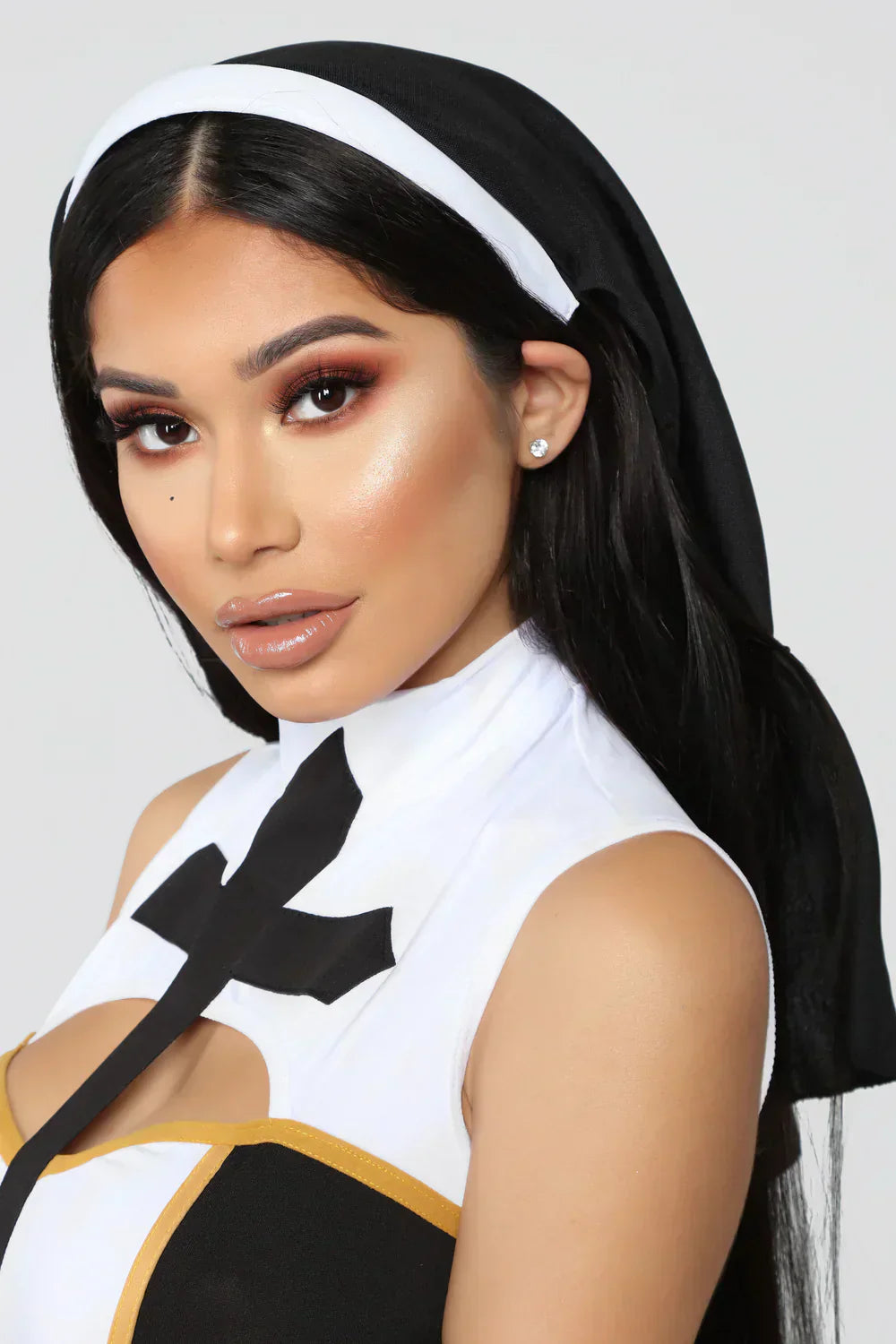 Holy Temptation 4-Piece Nun Costume Set