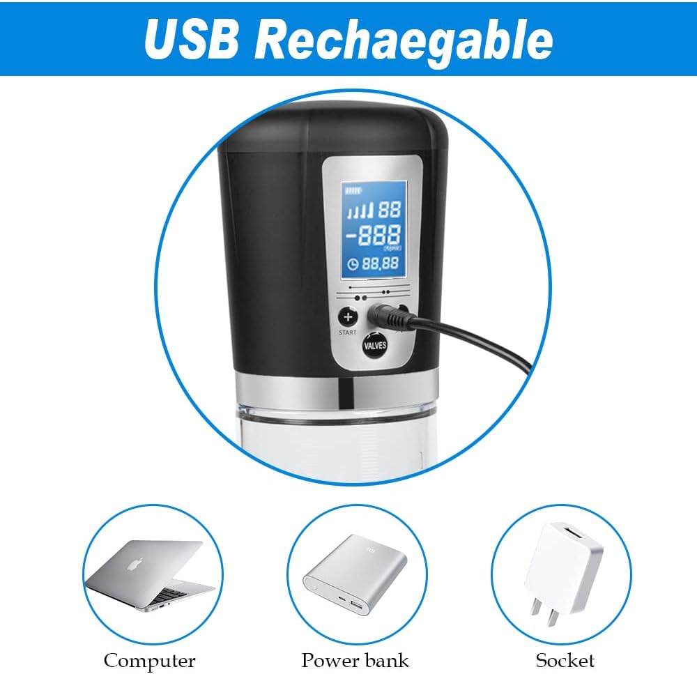 Electric Vacuum Pump – Rechargeable Penis Enlargement & Performance Enhancer