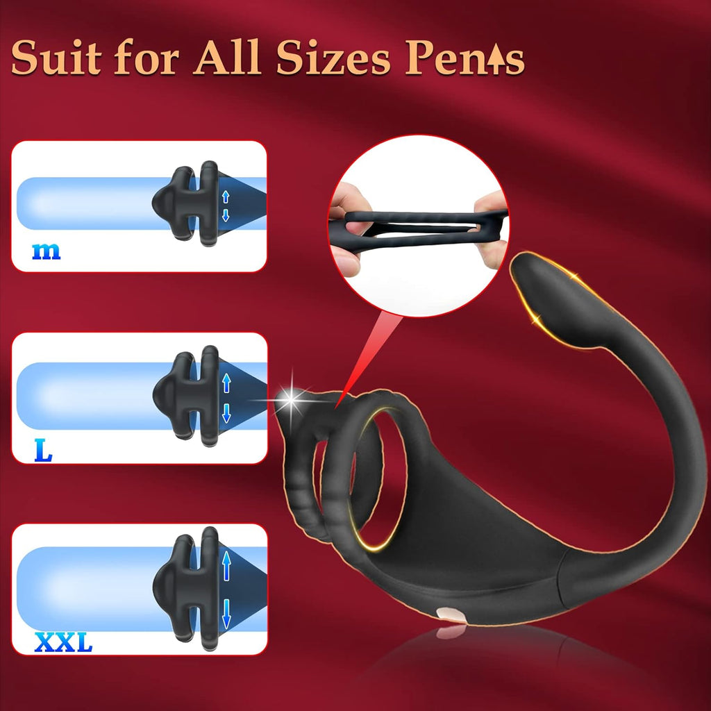 Vibrating Penis Ring with Remote