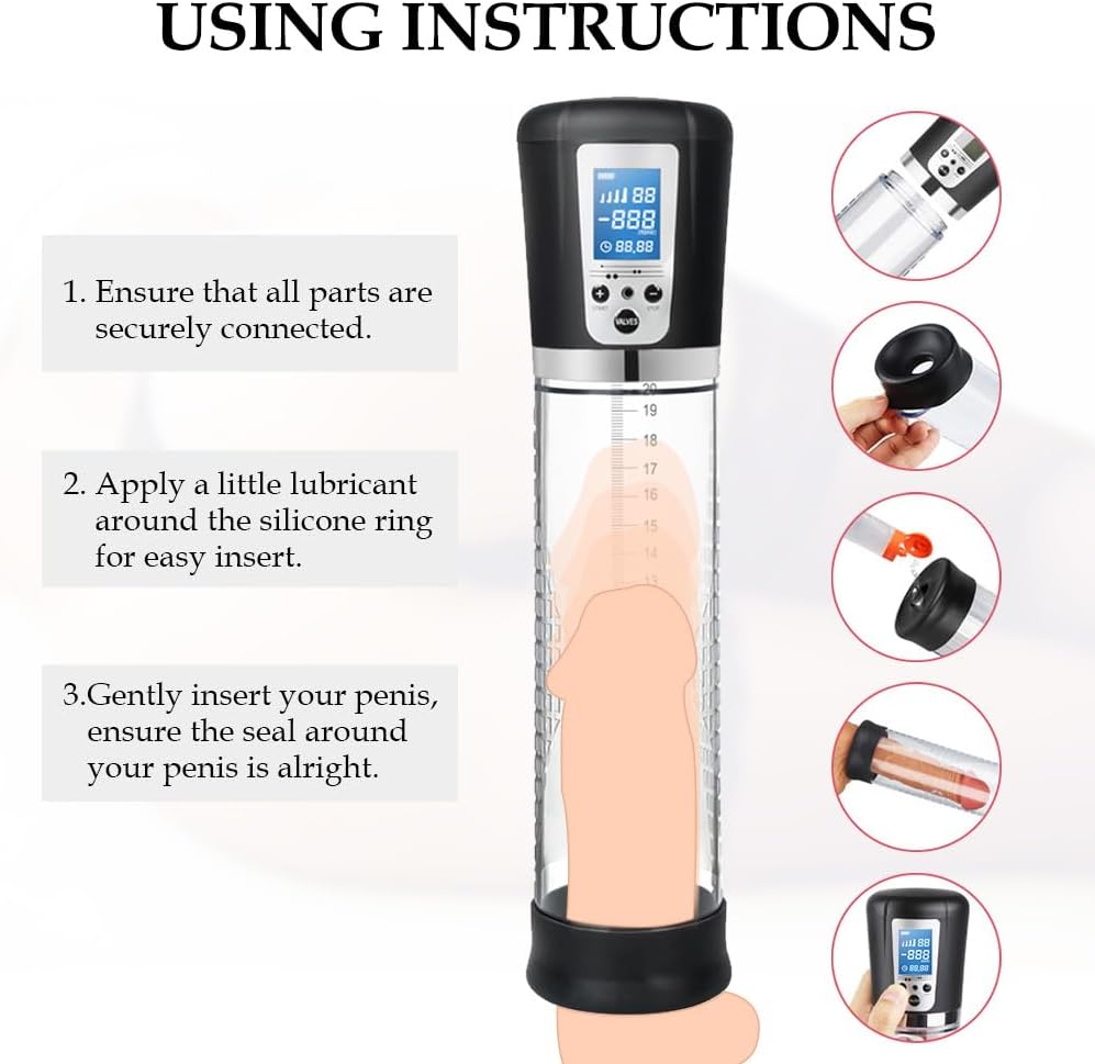 Electric Vacuum Pump – Rechargeable Penis Enlargement & Performance Enhancer