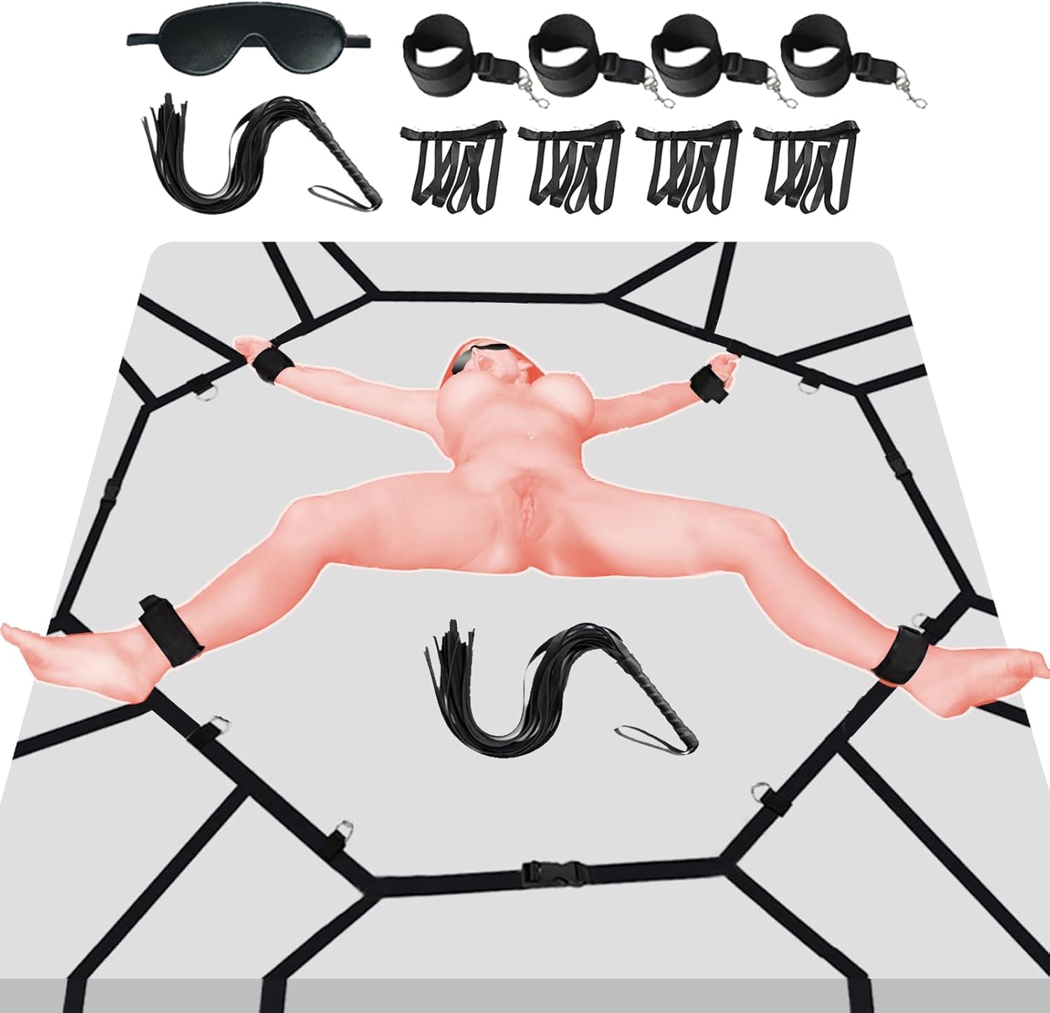 Ultimate Sensation 10-Piece Bondage Kit