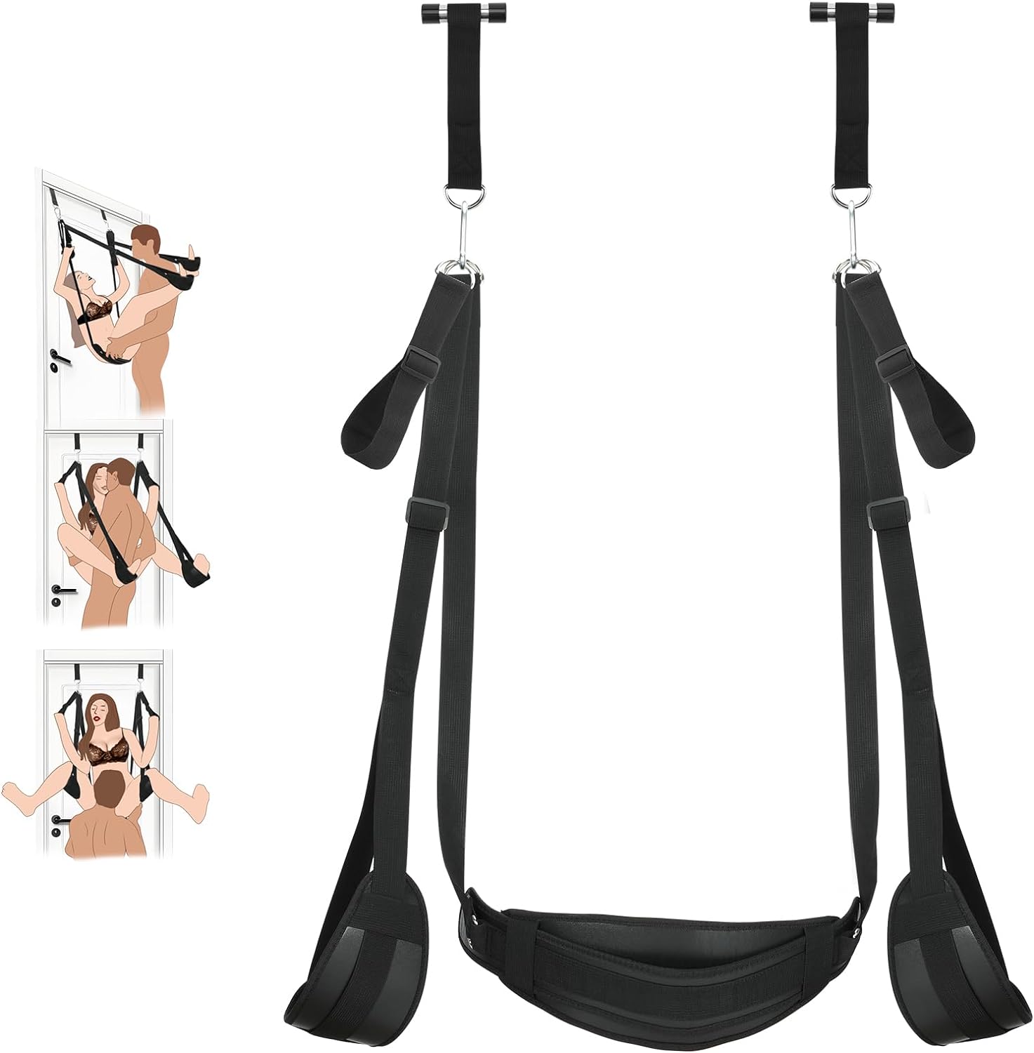 Luxury BDSM Door Swing with Adjustable Straps