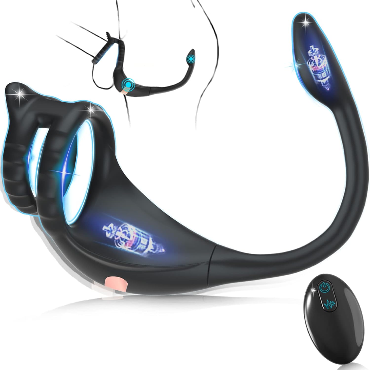 Vibrating Penis Ring with Remote