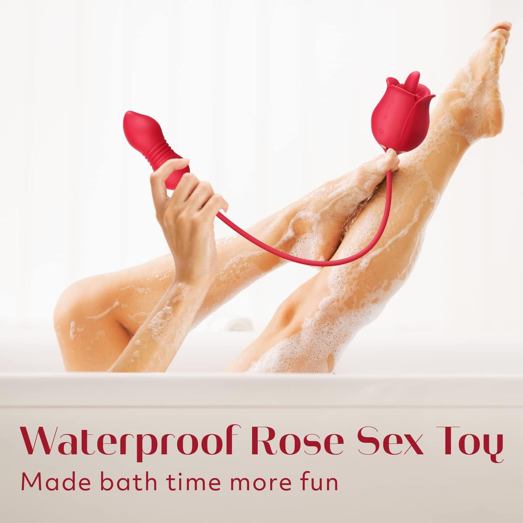 Rose Vibrator Dildo