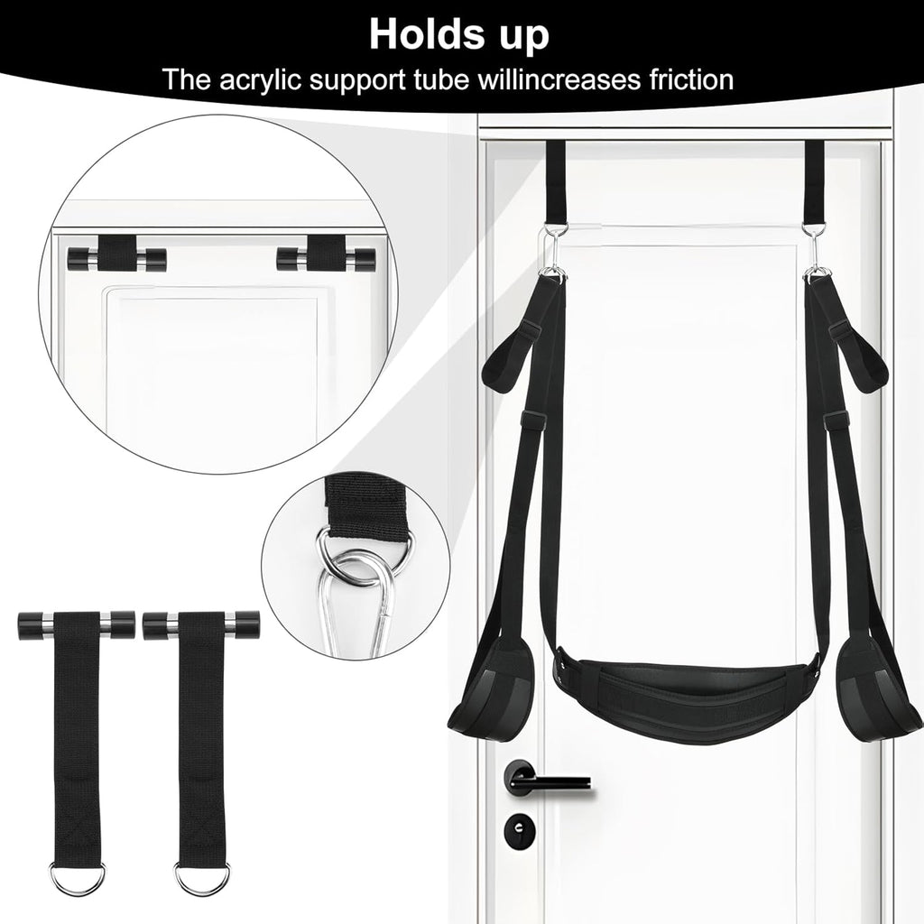 Luxury BDSM Door Swing with Adjustable Straps
