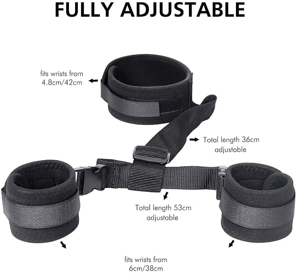 Neck-to-Wrist Bondage Restraint Set