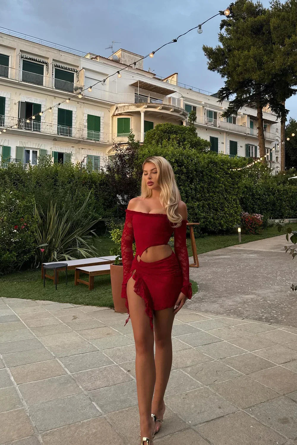 One Of One Lace Mini Dress