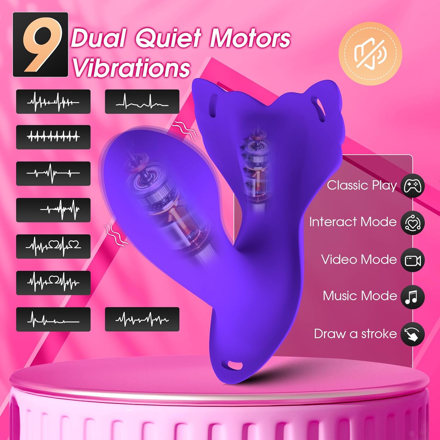 Portable Butterfly Vibrator for Women