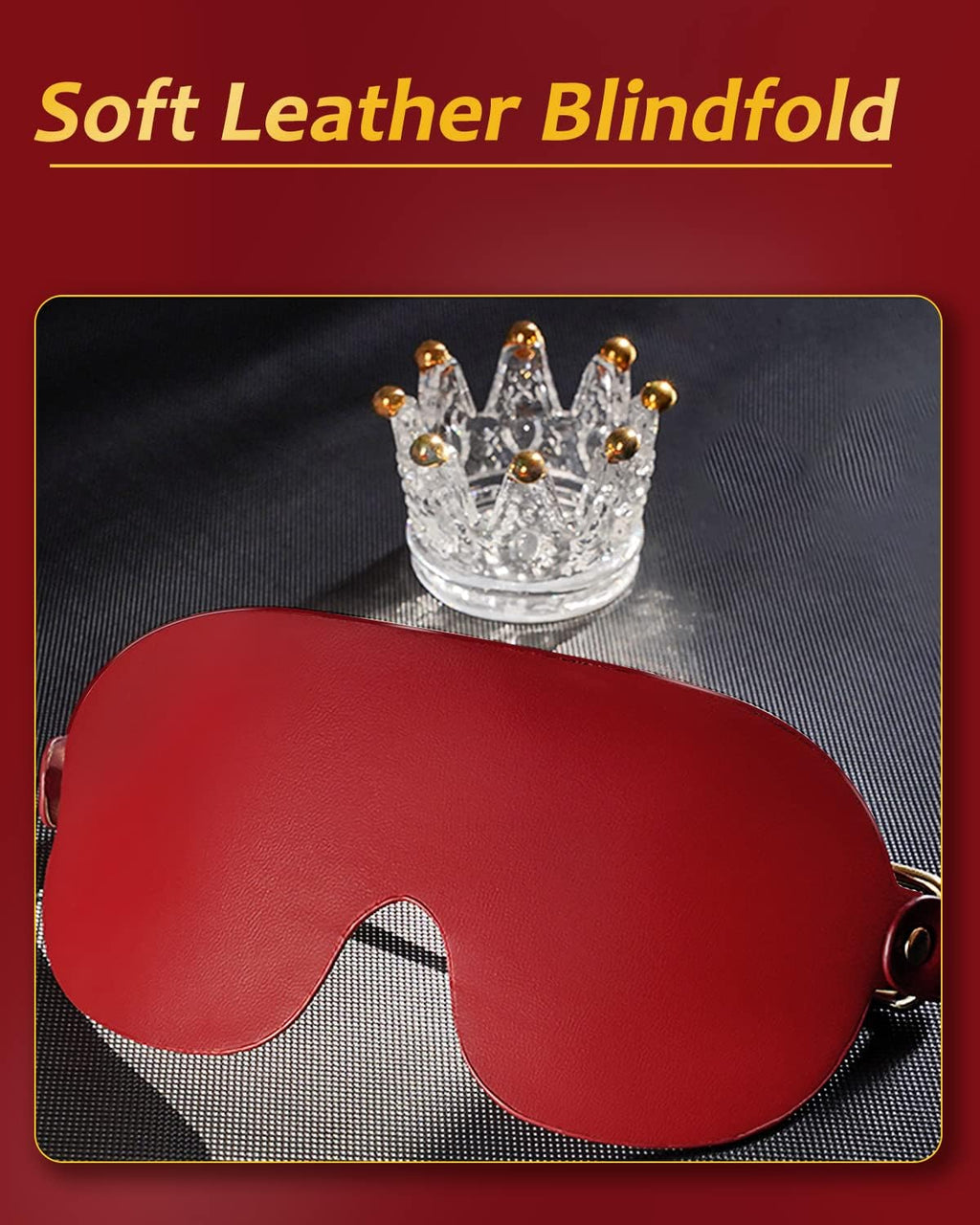 Premium 6-Piece Leather Bondage Set – BDSM Restraints Kit for Couples