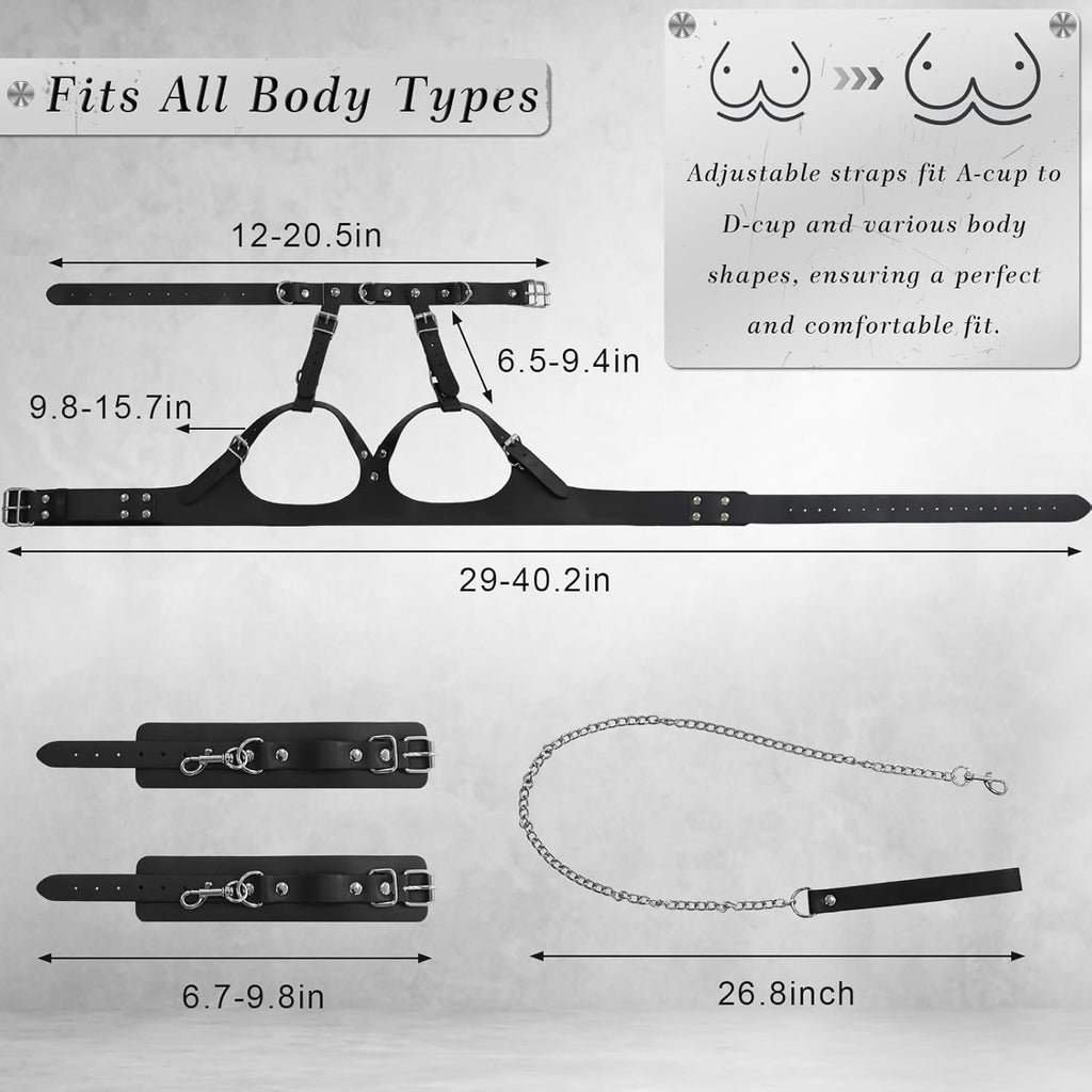 BDSM Breast Bondage Restraint Set