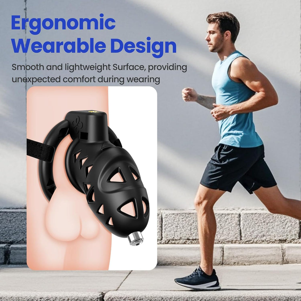 Adjustable Chastity Cage Anal Plugs & Strap-On Harness