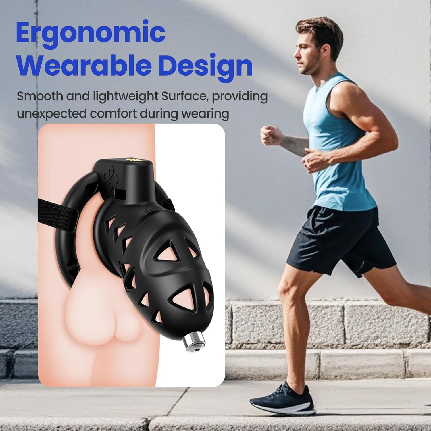 Adjustable Chastity Cage Anal Plugs & Strap-On Harness