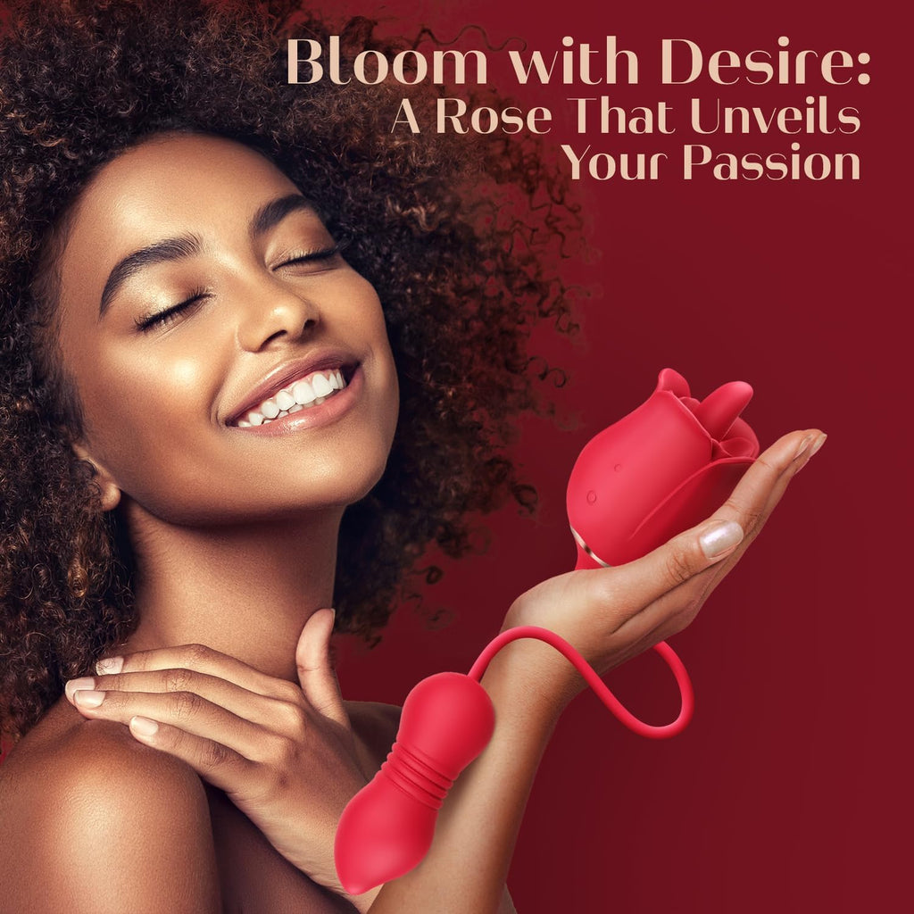 Rose Vibrator Dildo