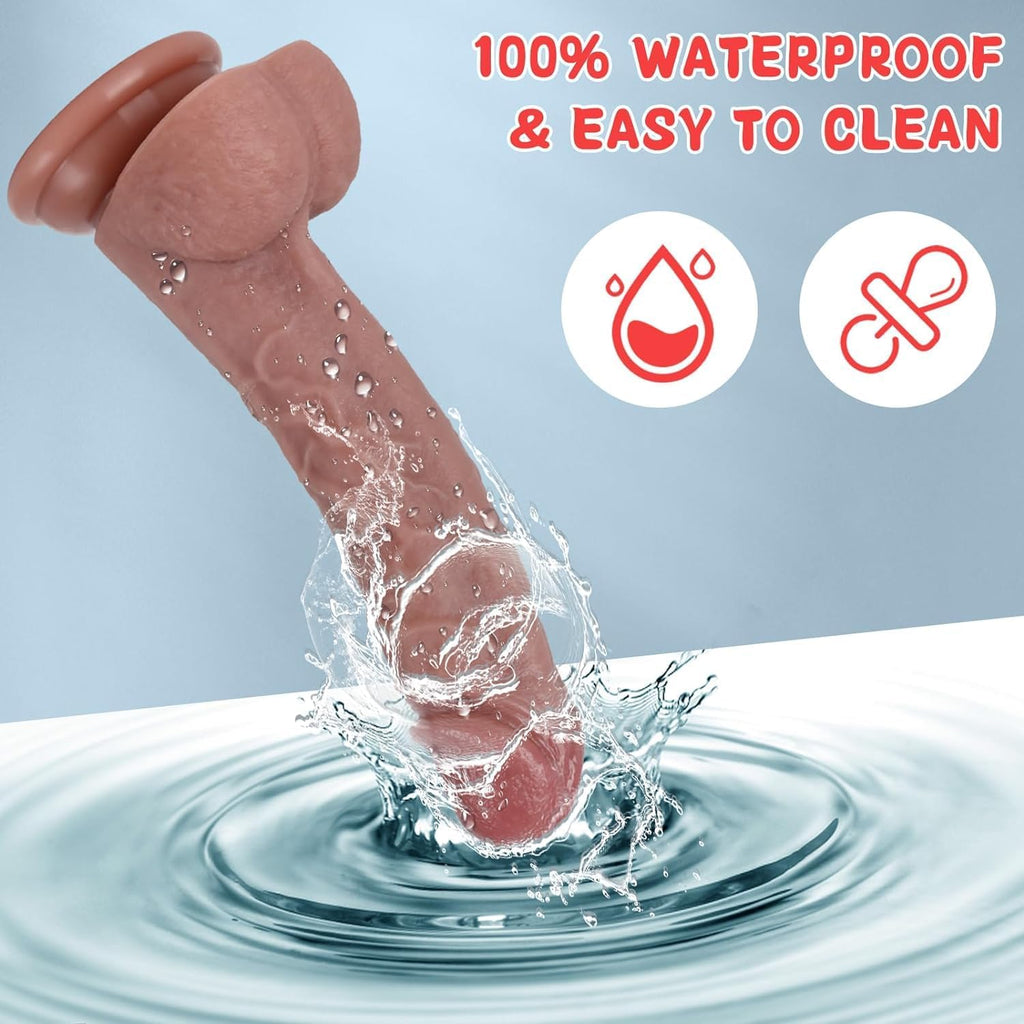 Realistic Silicone Dildo with Suction Cup