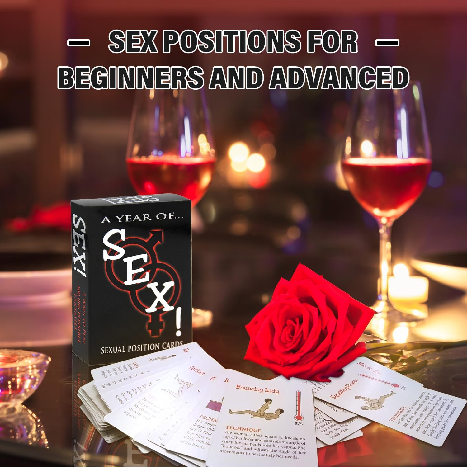 Ultimate Bedroom Battles: Sexy Position Card Game