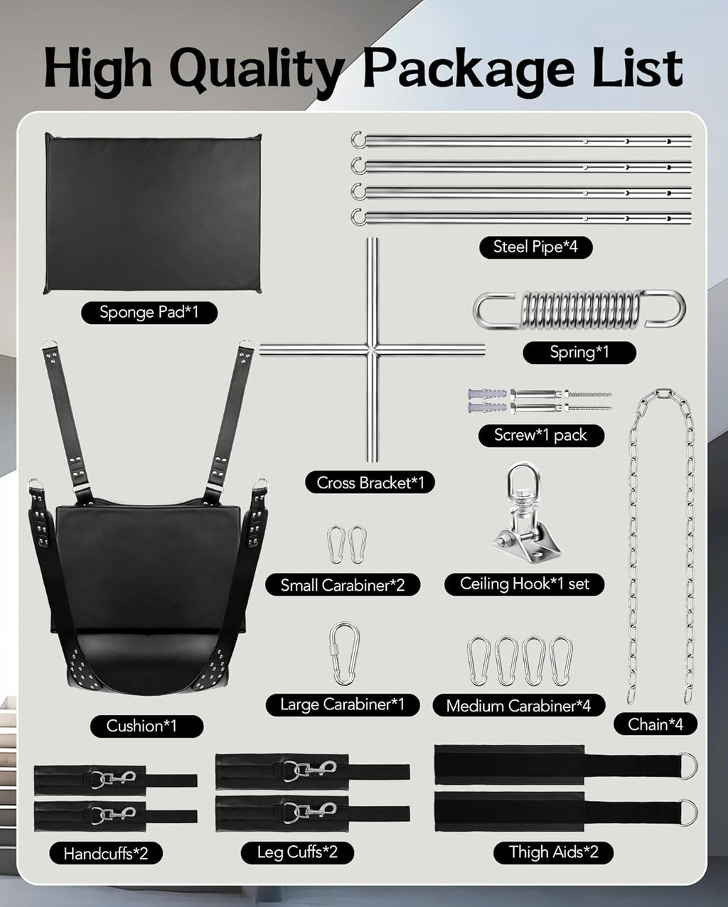 Adjustable Sex Sling for Couples