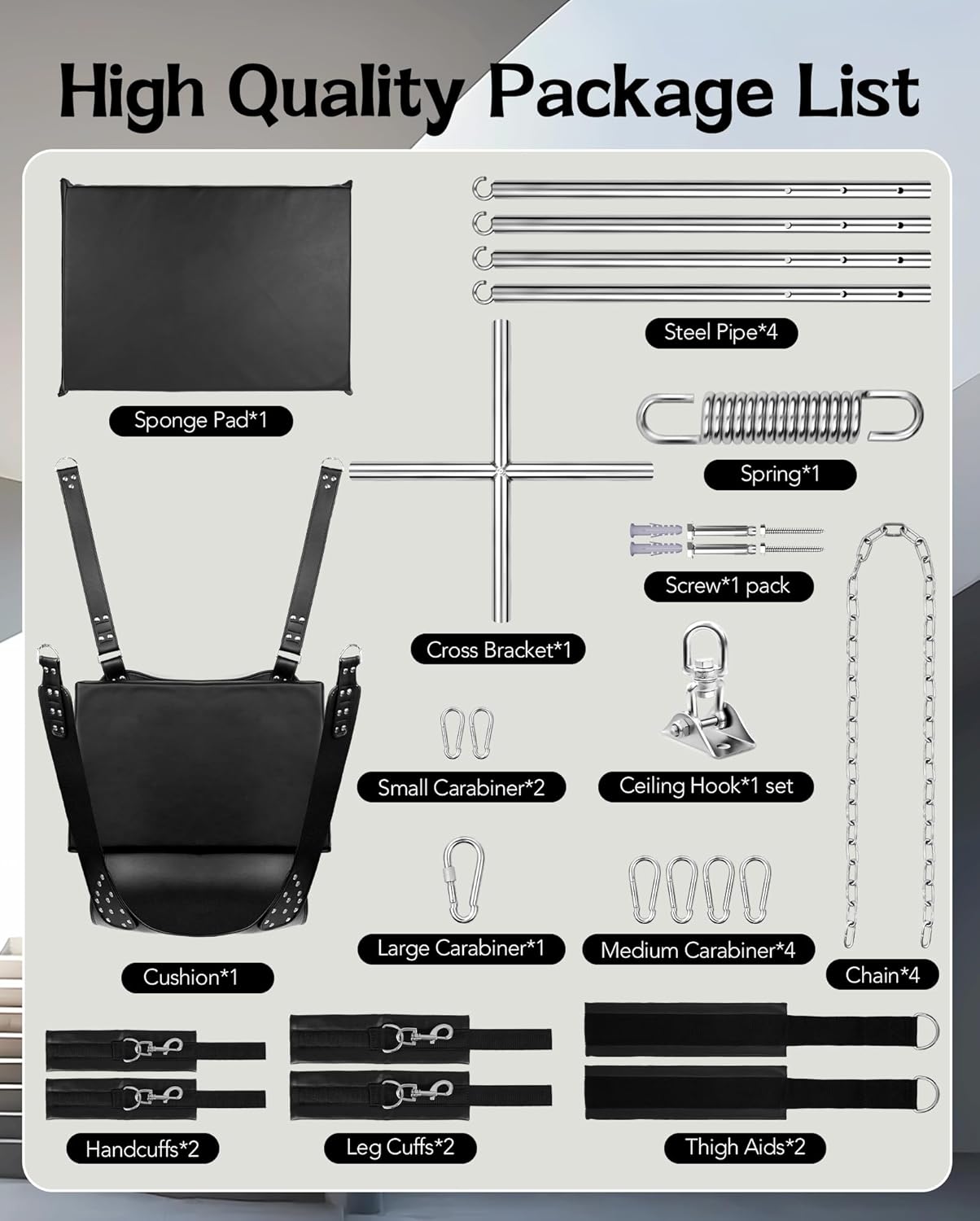 Adjustable Sex Sling for Couples