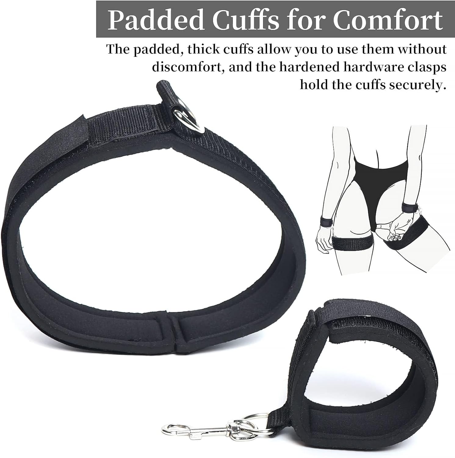 BDSM Wrist & Thigh Restraint Set