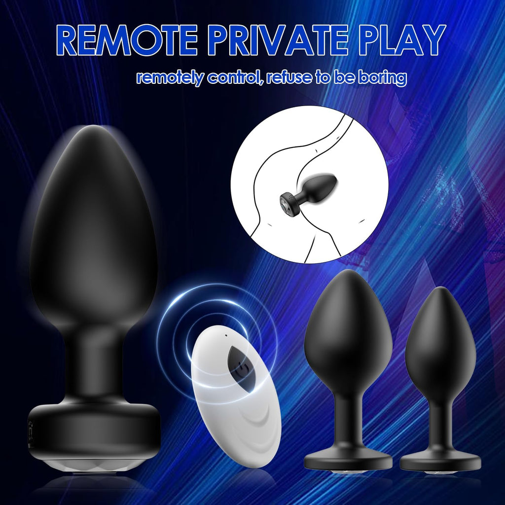 Intense Pleasure 3-Piece Vibrating Anal Training Kit
