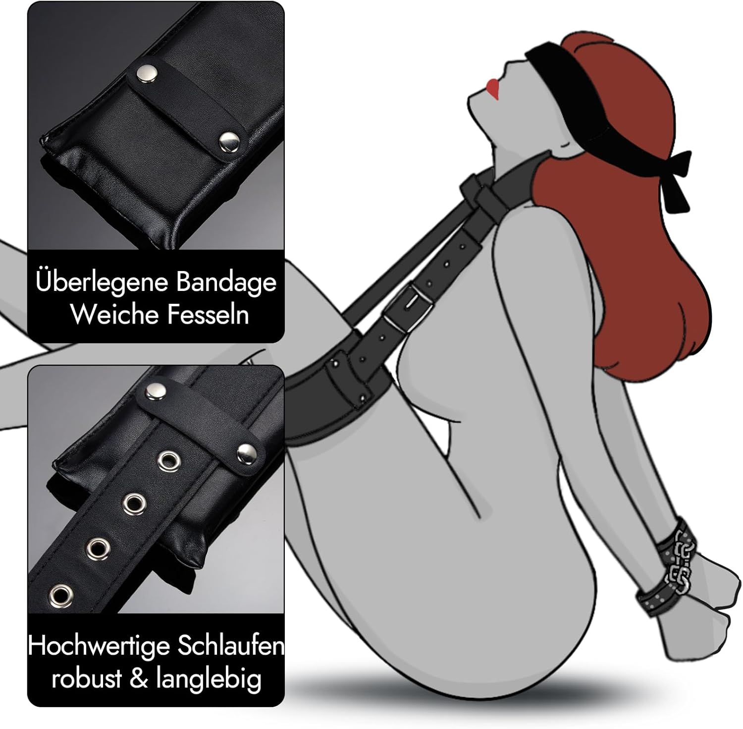 Bound Obsession Leather Restraint Kit