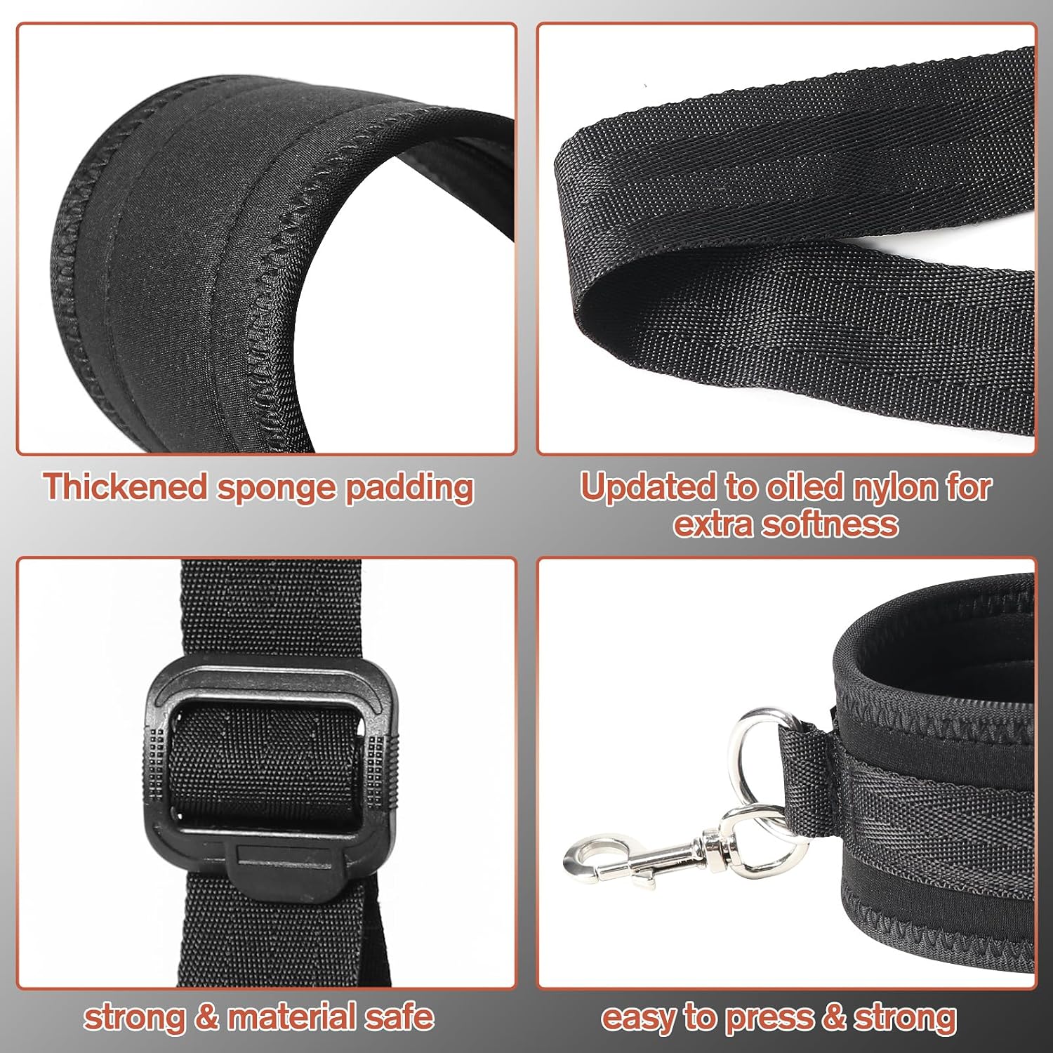 Bed Restraint Kit – Adjustable Neck, Hand & Leg Cuffs