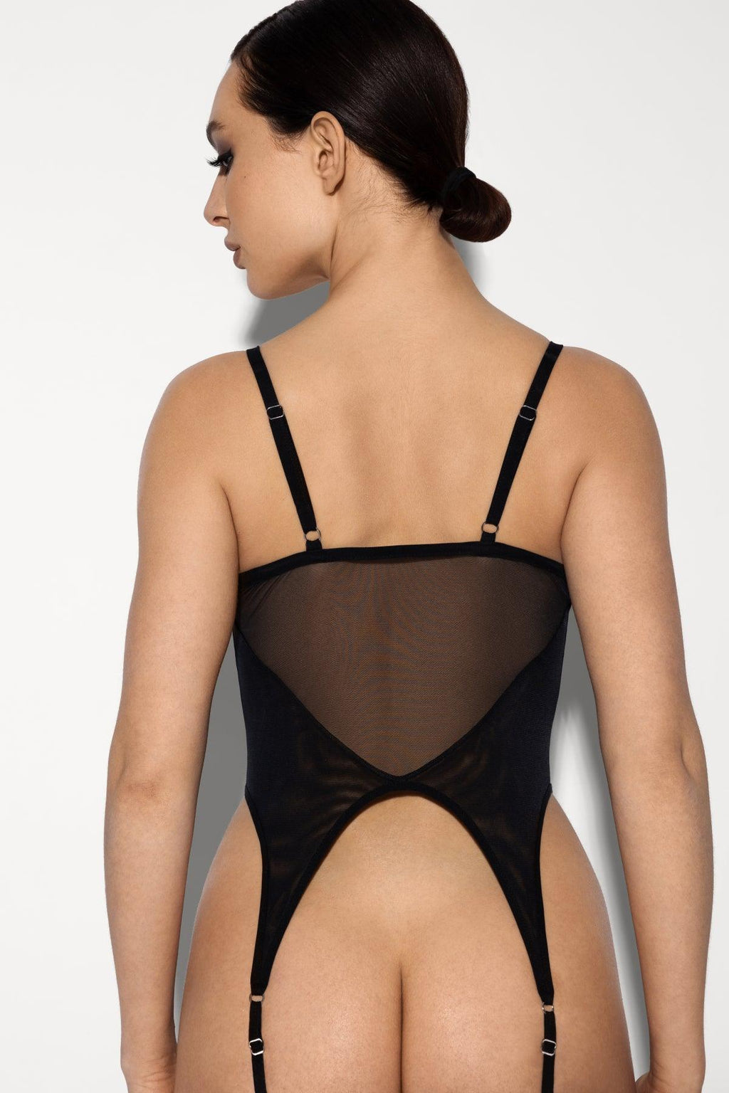 Midnight Desire Mesh Bodysuit