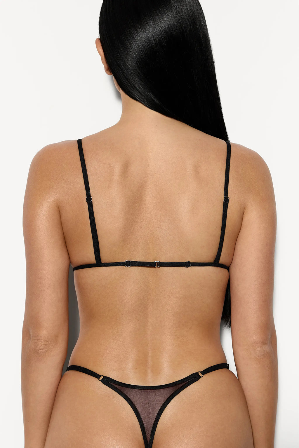 Joan Mesh & Satin Lingerie Set